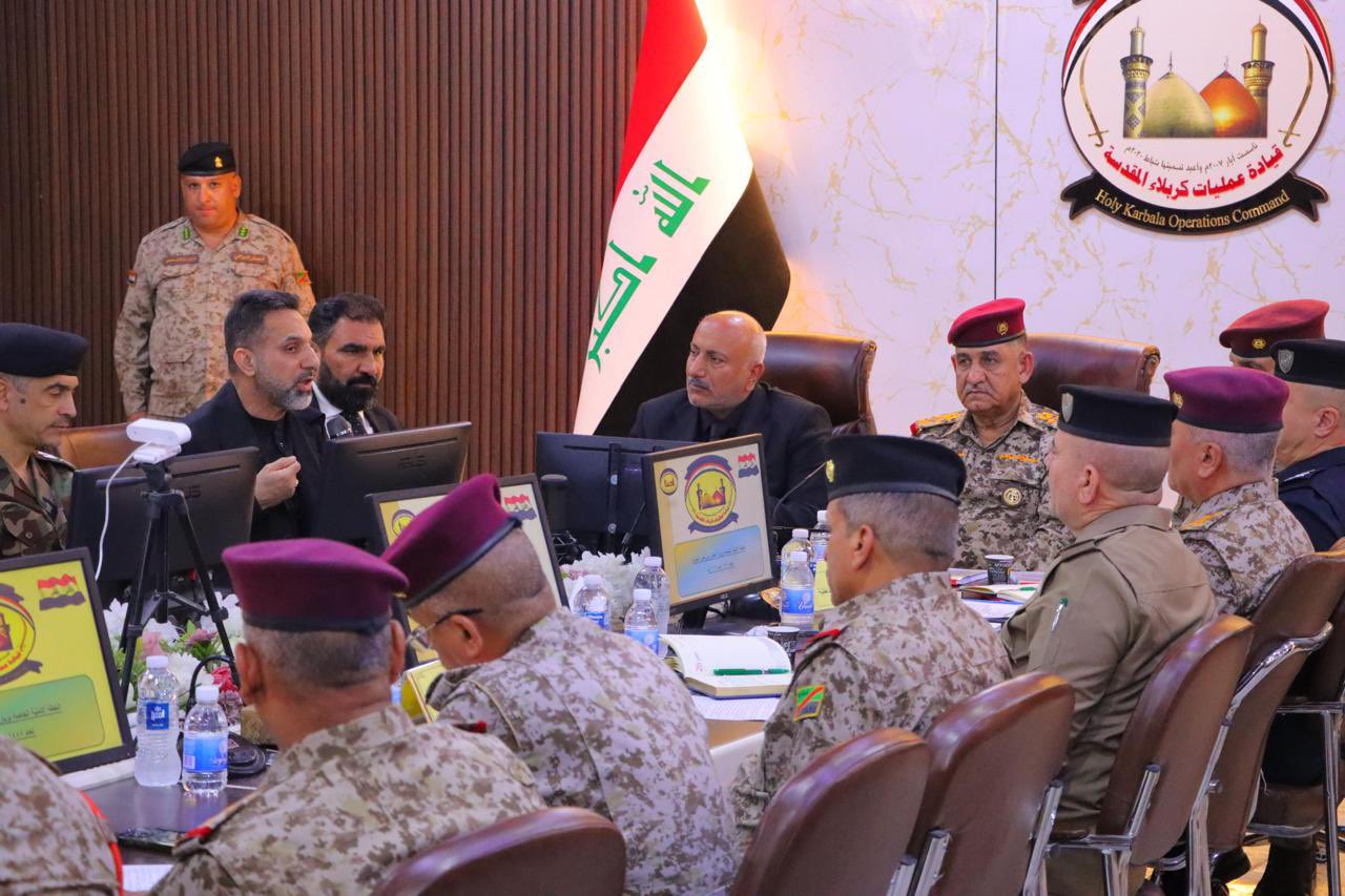 المحمداوي يترأس مؤتمراً أمنياً موسعاً في كربلاء لبحث تأمين مراسم عاشوراء 